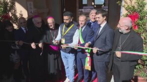 Il Presidente Acquaroli a Camerino per la riapertura del Palazzo Arcivescovile e del Museo Diocesano